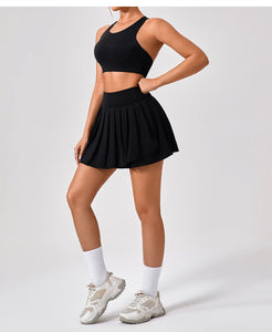 **NEW**  2-in-1 Pleated Tennis\Pickleball\Golf Skirt + Shorts with Pocket