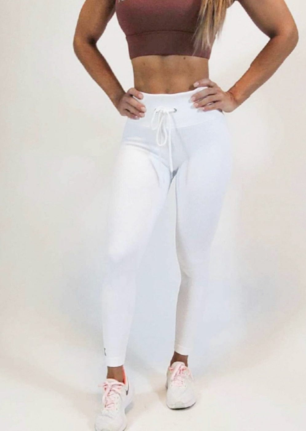 ボトムスその他 typeservice Lace Strap Leggings White White Capri Leggings Women | Womens Crop Leggings Lace