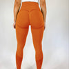 Load image into Gallery viewer, FlexFit-seamless-leggings Leggings Orange / XS / Nylon/Polyester FlexFit Contour Leggings (New)