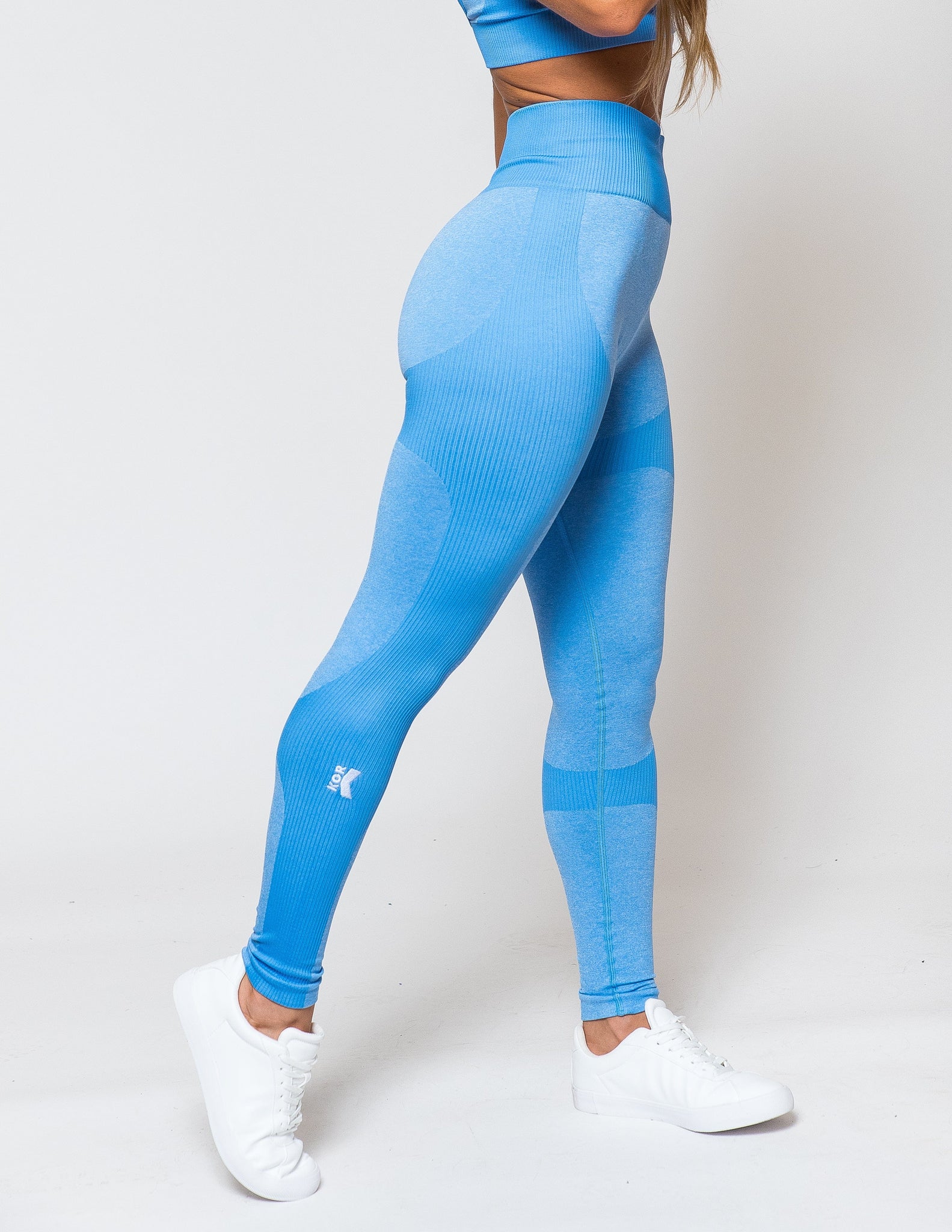 Yoga Basic Seamless Tummy Control Space Dye Sports Leggings