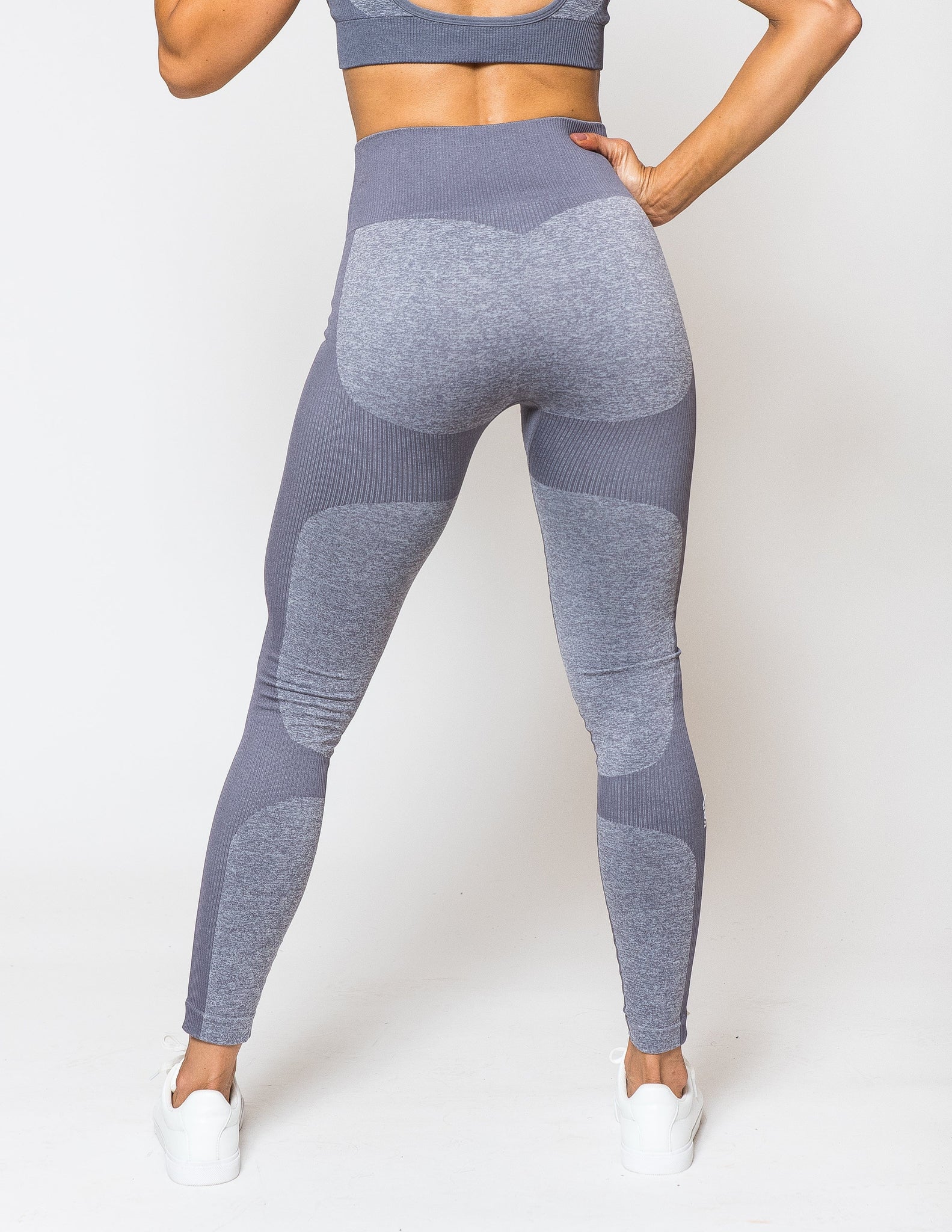 Gymshark Speed High Waisted Graphic Leggings, Charcoal Grey, Small
